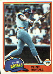 1981 Topps Baseball Cards      098      Clint Hurdle